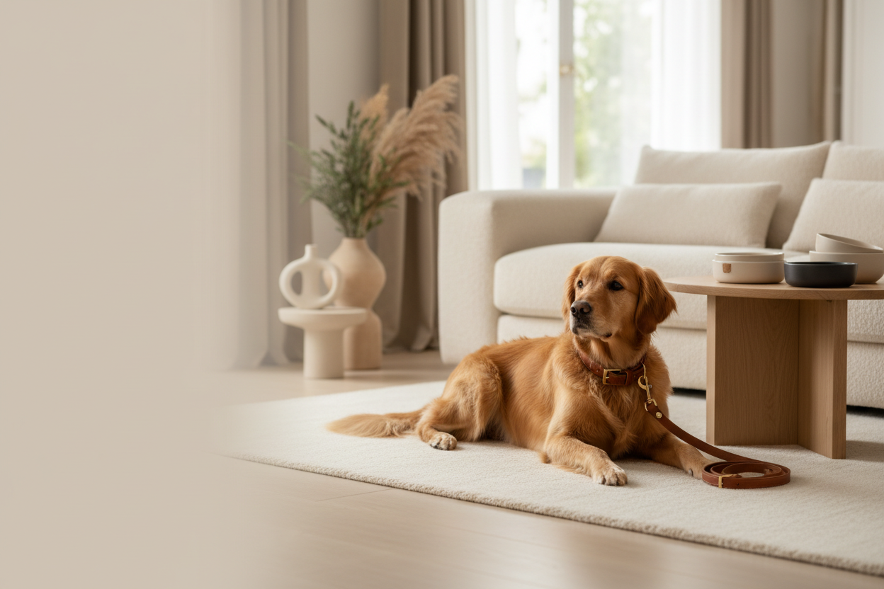 Bannière premium pour accessoires canins