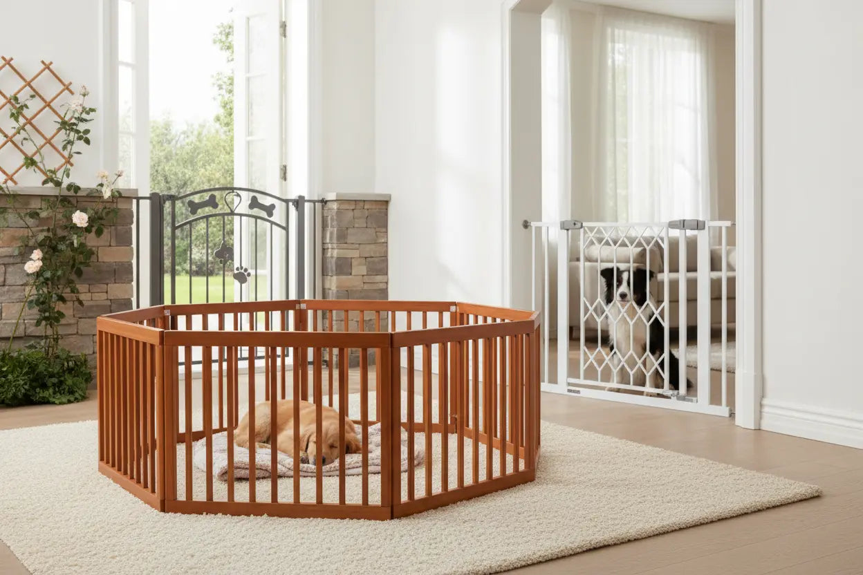 CLOTURES ET PORTAILS POUR CHIENS